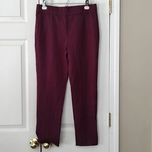 Thalian deep Magenta Stretch Pants Legging Business or Casual Pants  Sz 12